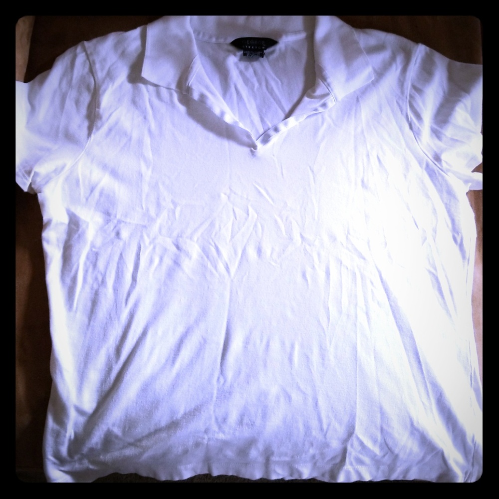 Vneck polo shirt